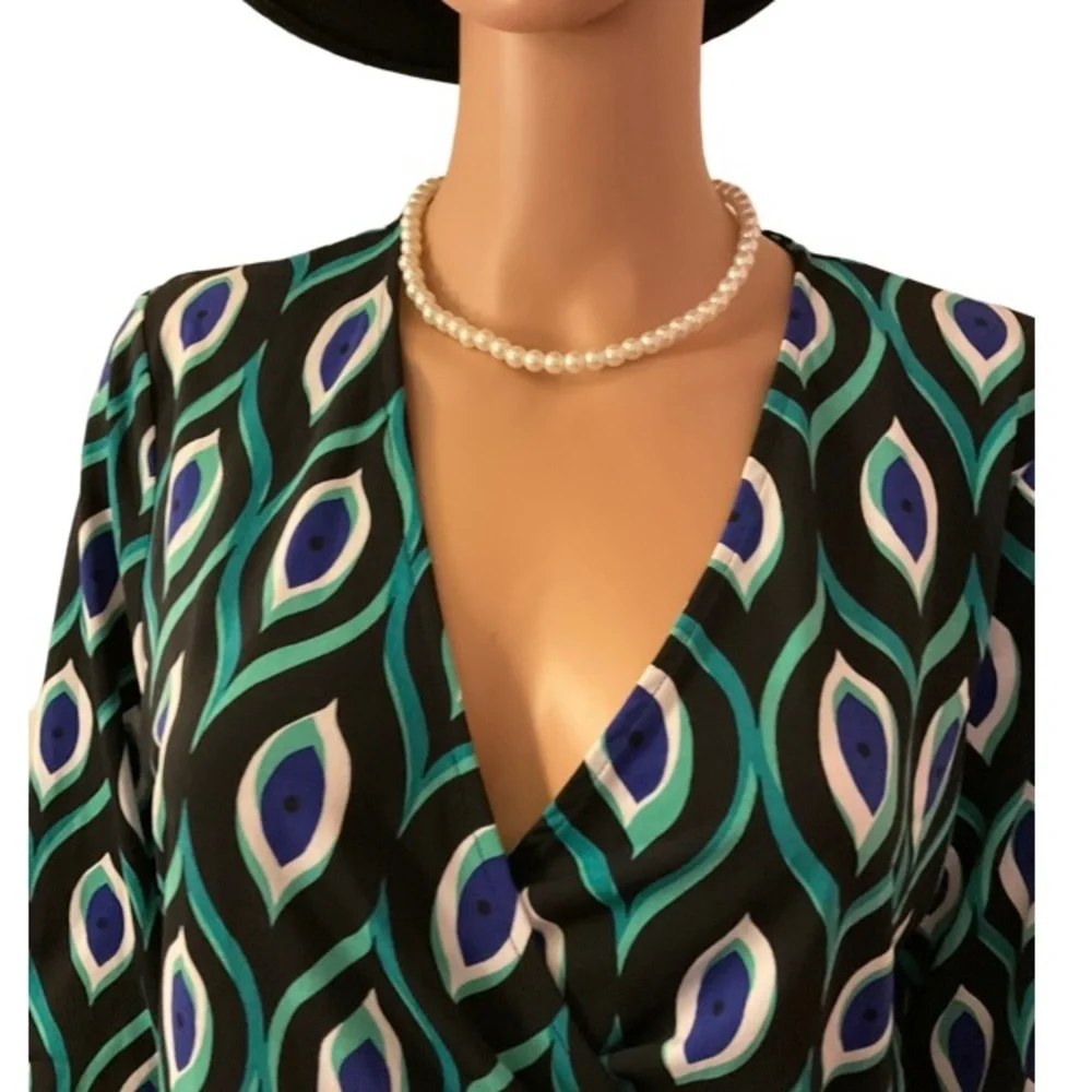 Jones New York Signature dress. Size: L - Picture 3 of 8